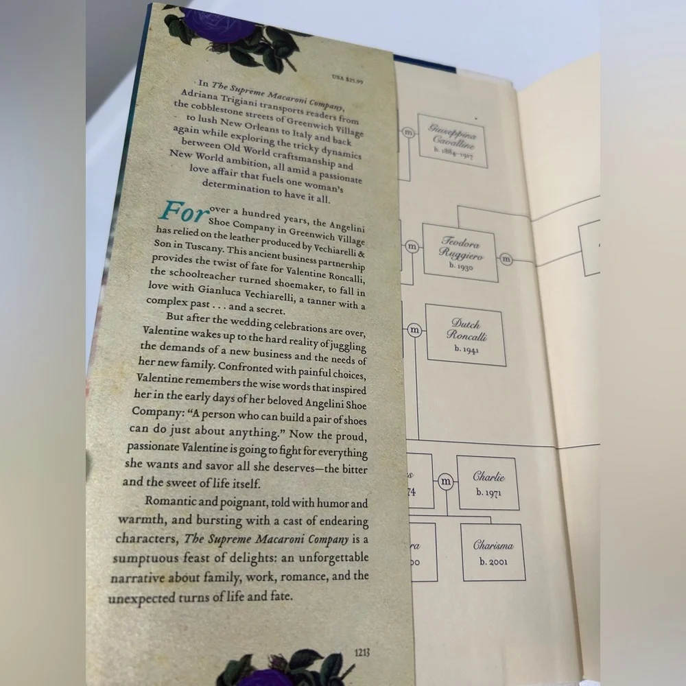 The Supreme Macaroni Company By Adriana Trigiani